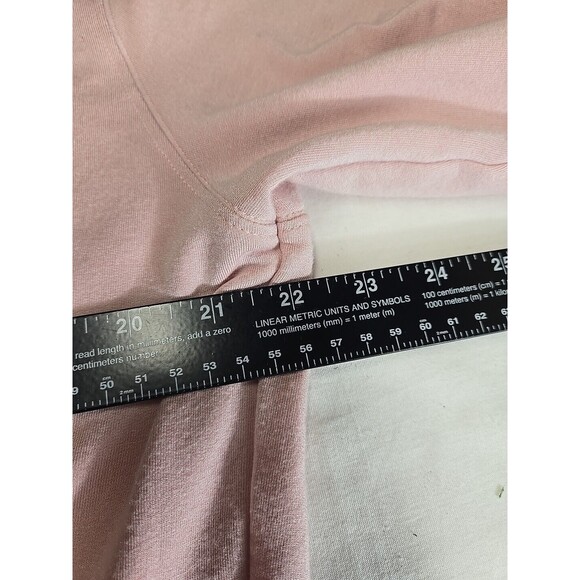 ATHLETA PINK PURANA V-NECK WRAP SWEATSHIRT Women's S Soft Tencel Modal Stretch - Picture 6 of 7